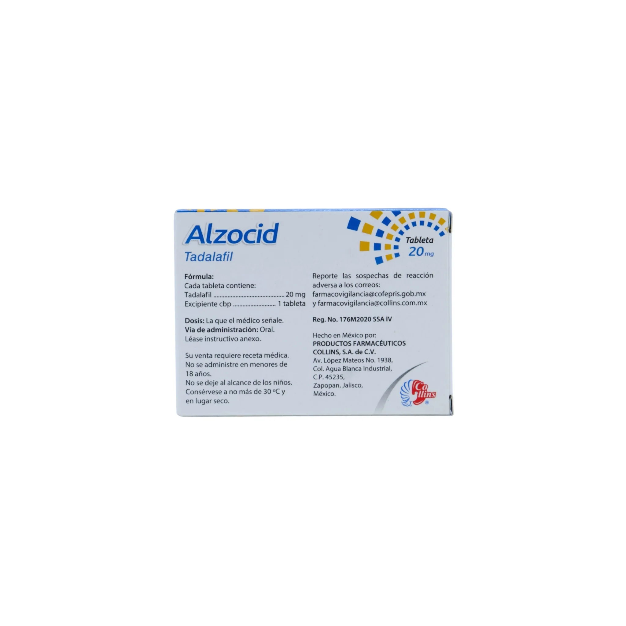 Alzocid Tadalafil 20mg Caja C/8 - Image 4