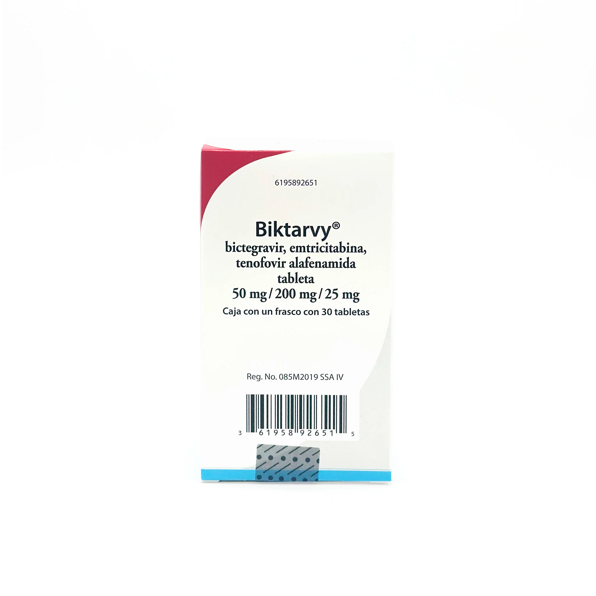Biktarvy 50mg / 200 mg / 25 mg Caja C/ 30 tabletas - Image 4