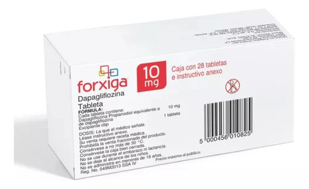 Forxiga Dapagliflozina 10mg Caja C/28 Paquete de 3 - Image 5