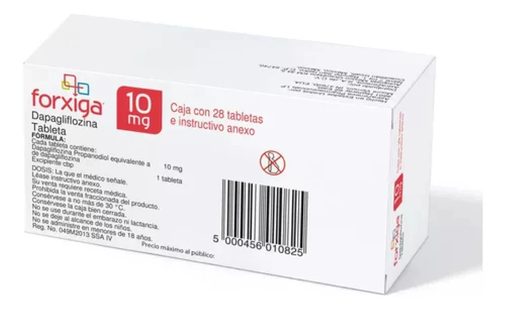 Forxiga Dapagliflozina 10mg Caja C/28 Paquete de 3 - Image 6