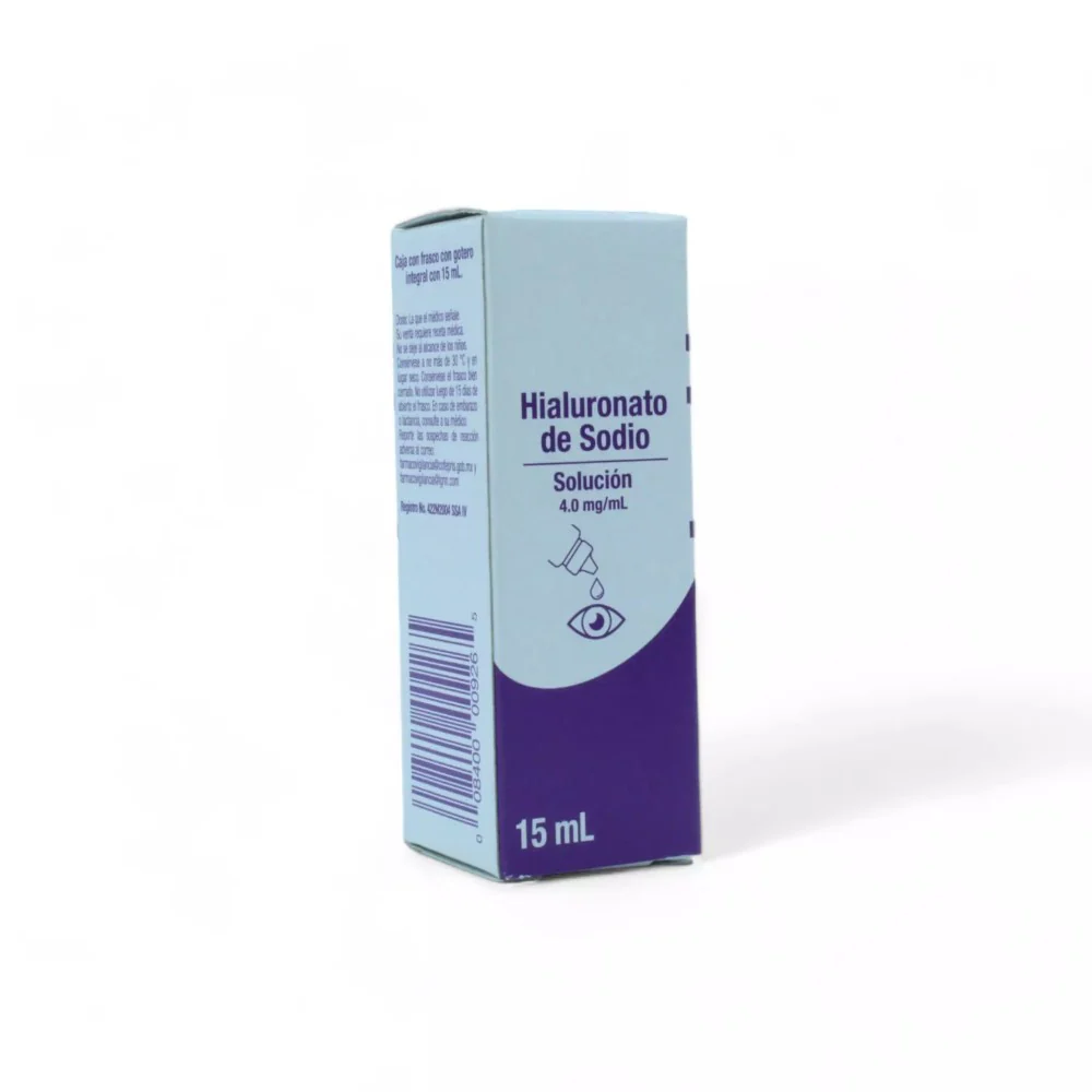 Hialuronato de Sodio de 4 mg/mL Frasco C/15 mL - Image 3