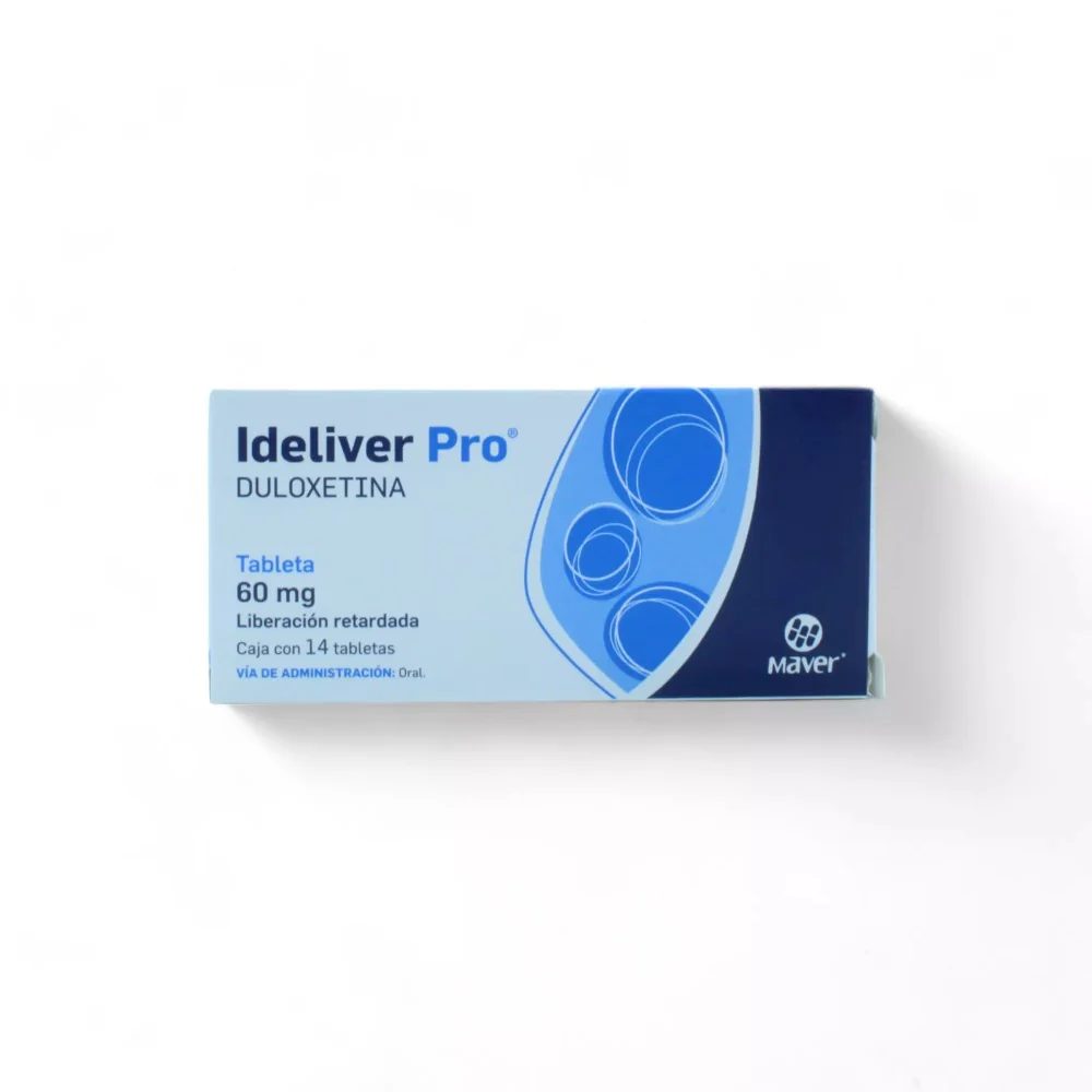 Ideliver Pro Duloxetina de 60 mg Caja C/14 Paquete de 4 - Image 3