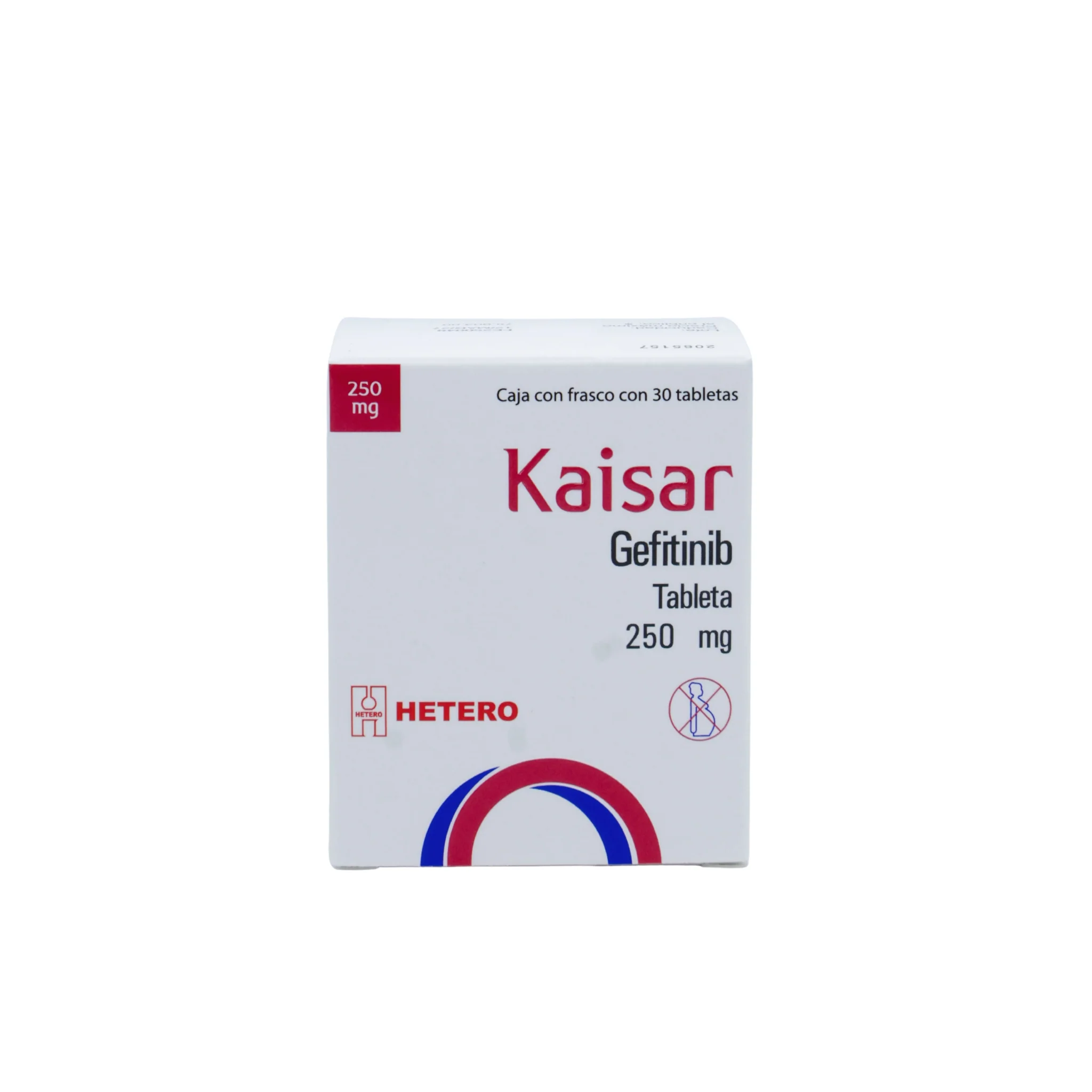 Kaisar Gefitinib 250 mg, Caja con frasco con 30 tabletas - Image 4