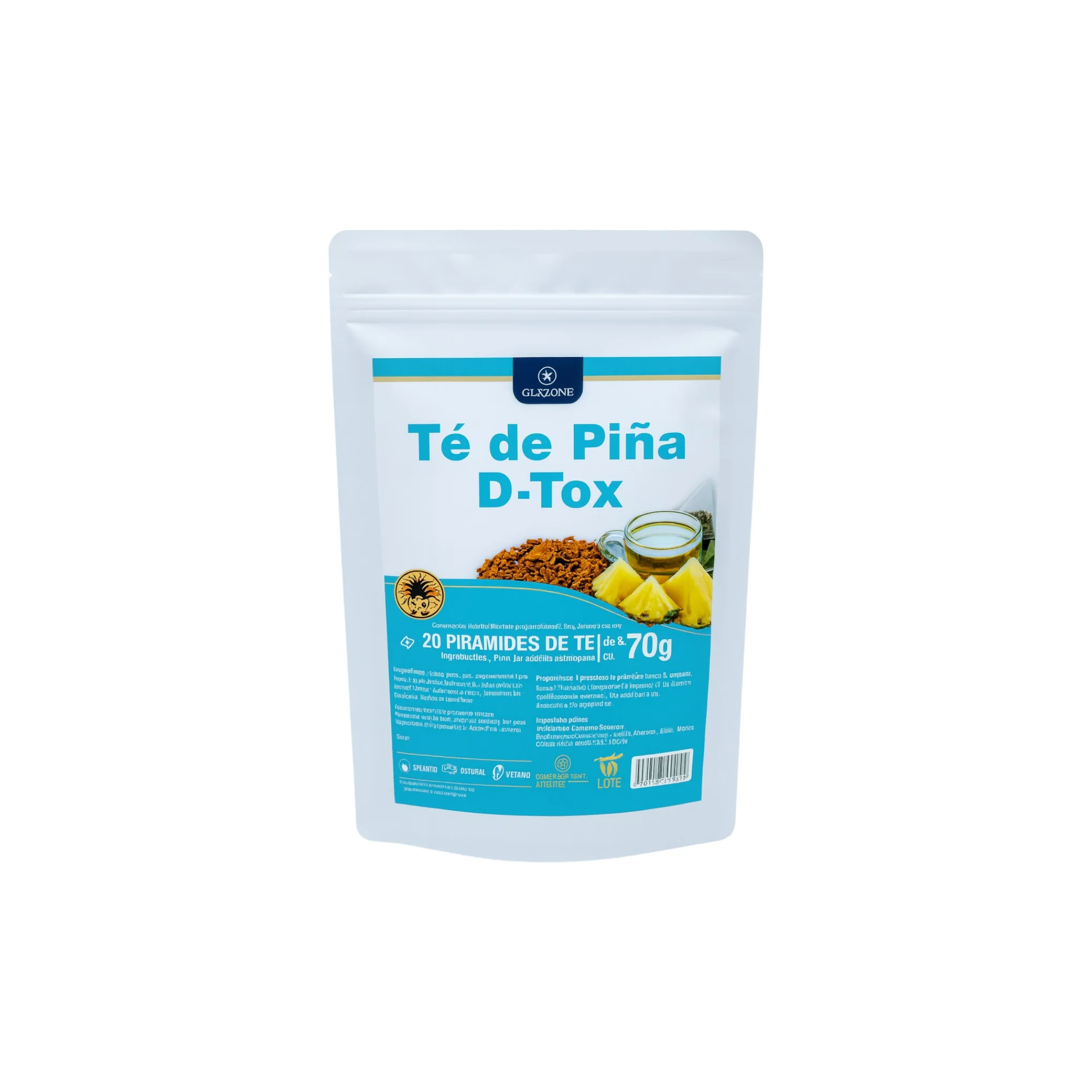 Té D-Tox Piña C-Lazonde – Con Linaza y Té Negro | 70 g - Image 4