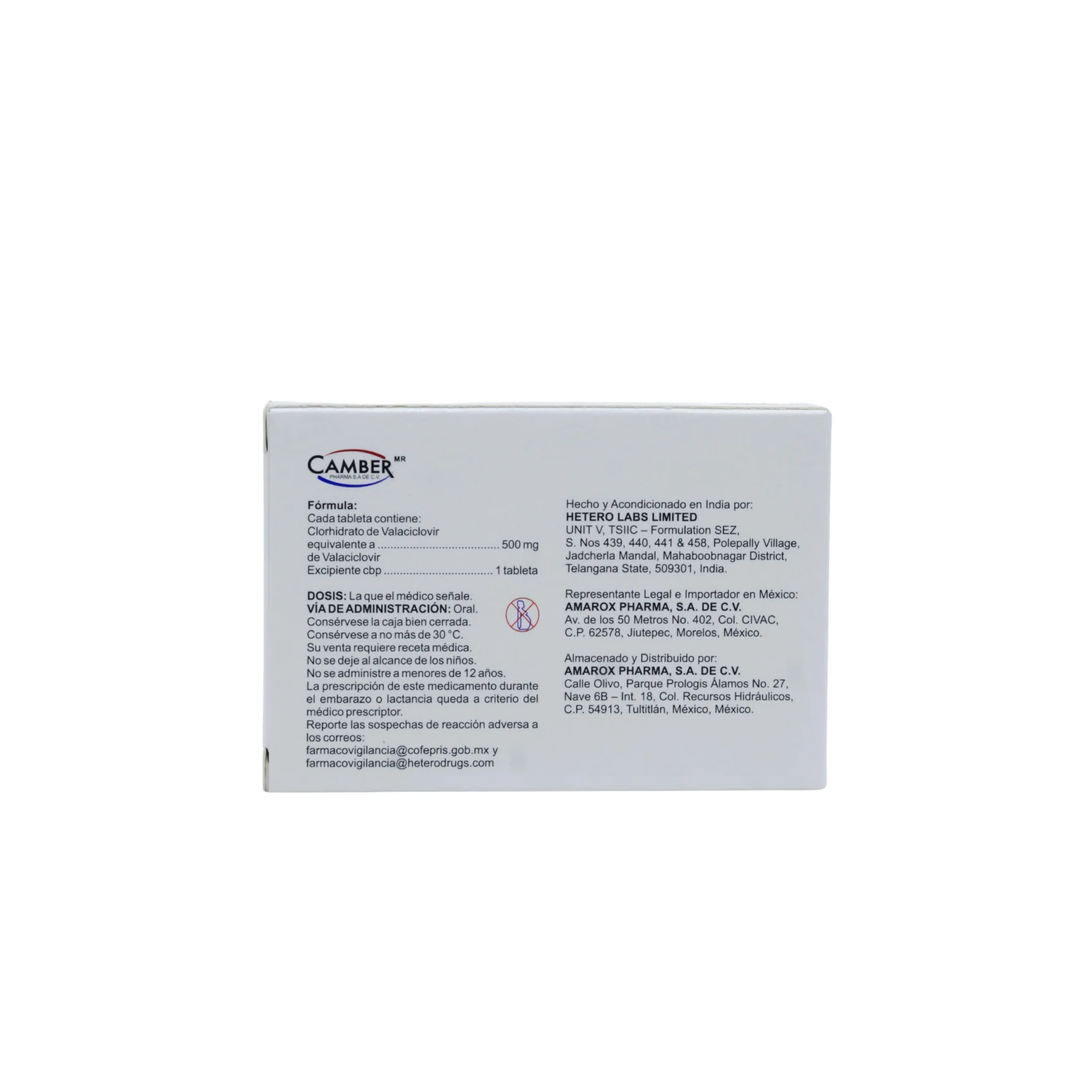 Valaciclovir 500 mg, Caja con 10 tabletas - Image 4