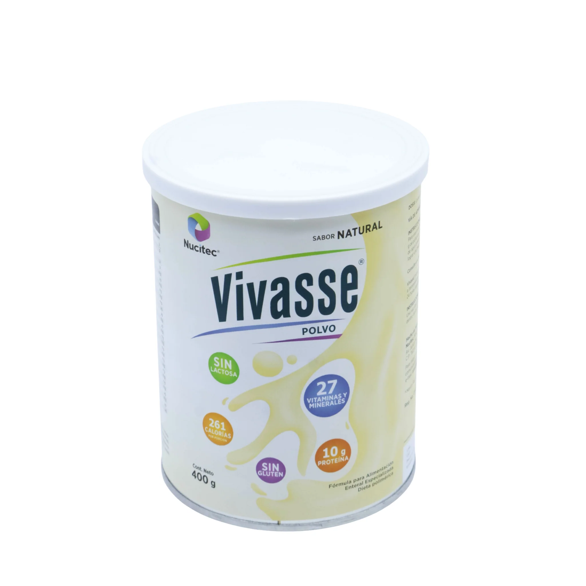Vivasse Sabor Natural En Polvo, Dieta Polimérica 400 g - Image 3